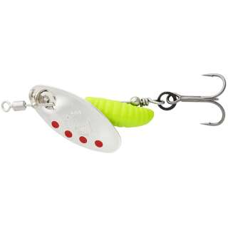 Блешня Savage Gear Grub Spinners #0 2.2g Silver Red Lime