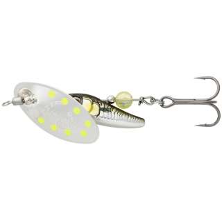 Блешня Savage Gear Sticklebait Spinner #3 9.1g Green Silver Ayu