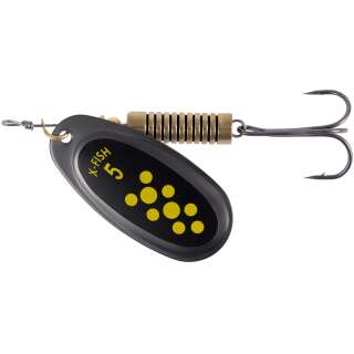 Блесна X-Fish Dark Side №5 14g Nikel black lime