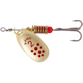 Блесна X-Fish Spike №2 4.5g Gold RD