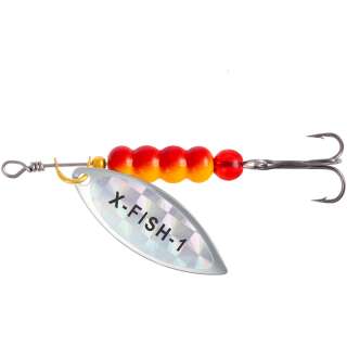 Блесна X-Fish Trophy №1 7g Silver rainbow