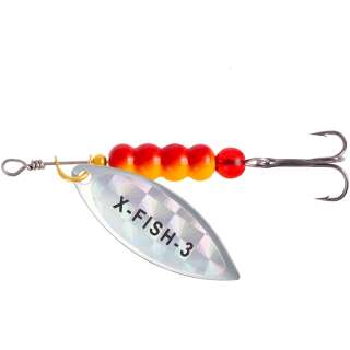 Блесна X-Fish Trophy №3 11g Silver rainbow