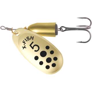 Блешня X-Fish Wolf №5 12,5g Gold