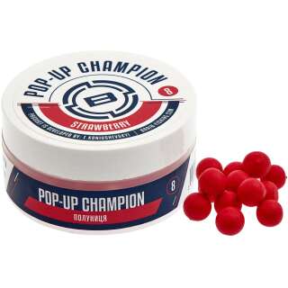 Бойли Brain Champion Pop-Up Strawberry (полуниця) 10mm 34g