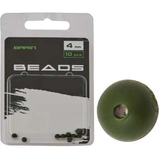 Намистина Brain Beads 4mm (10 шт/уп) Green SGXA-9240-4