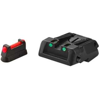 Цілик і мушка LPA Sights CZ SP01 Shadow оптоволоконні