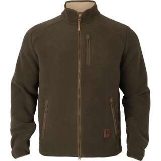 Флисовая кофта Harkila Sandhem sherpa fleece jacket Willow green