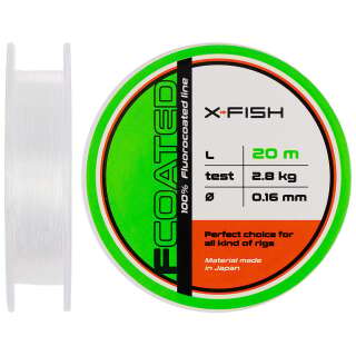 Флюорокарбон X-Fish FCoated 20m 0.16mm 2.8kg