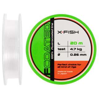 Флюорокарбон X-Fish FCoated 20m 0.26mm 4.7kg