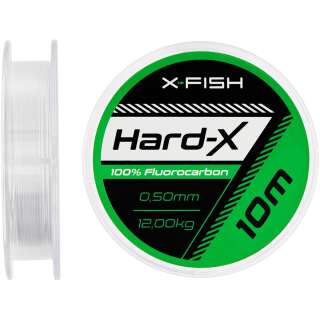 Флюорокарбон X-Fish Hard-X 10m (clear) 0.50mm 12.00kg