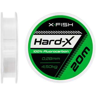 Флюорокарбон X-Fish Hard-X 20m (clear) 0.28mm 4.50kg