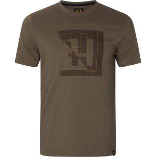 Футболка Harkila H-logo S/S T-shirt L Brown