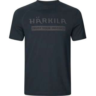 Футболка Harkila logo S/S t-shirt Dark navy