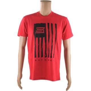 Футболка Savage Short sleeve T-Shirt/Savage Flag Красный