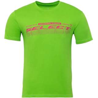 Футболка Select T-Shirt Graded Logo Lime