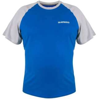 Футболка Shimano Short Sleeve T-Shirt Blue