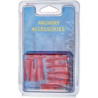 Хвостовик для стріл Man Kung WA-NK 10 шт/уп. Колір - червоний