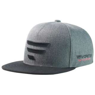 Кепка Favorite 336 черное лого Grey