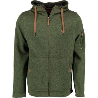 Кофта Orbis Textil Herrenjacke Strick-Fleece Зеленый