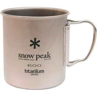 Кружка Snow Peak MG-044R Titanium Single Wall Cup 600ml