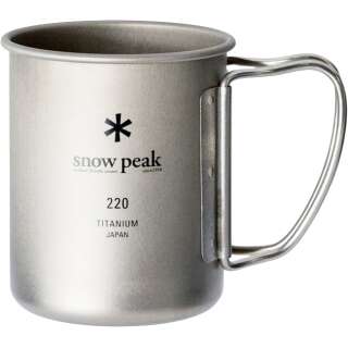Кружка Snow Peak MG-141 Titanium Single Wall 220ml