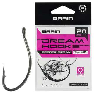 Гачок Brain Dream Hooks Feeder Bream #12 (20шт/уп)