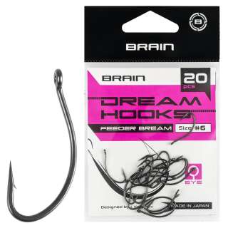Гачок Brain Dream Hooks Feeder Bream #6 (20шт/уп)