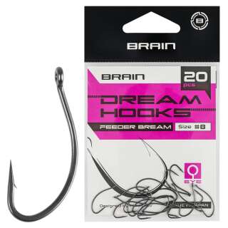Гачок Brain Dream Hooks Feeder Bream #8 (20шт/уп)
