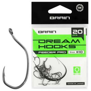 Гачок Brain Dream Hooks Feeder Pro #10 (20шт/уп)