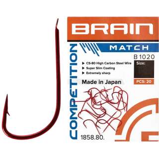 Гачок Brain Match B1020 #16 (20 шт/уп) ц:red