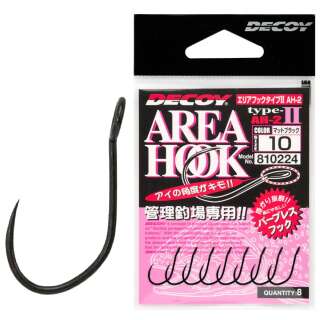 Гачок Decoy Area Hook II Mat Black 14, 8 шт/уп
