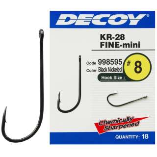 Гачок Decoy KR-28 Fine Mini #12 (18 шт/уп)