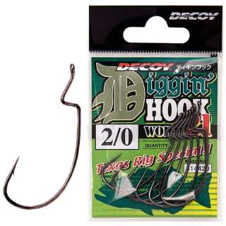 Гачок Decoy Worm21 Digging Hook #2/0 (7 шт/уп)