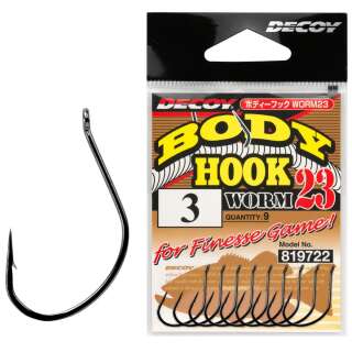 Гачок Decoy Worm23 Body Hook #3 (9 шт/уп)