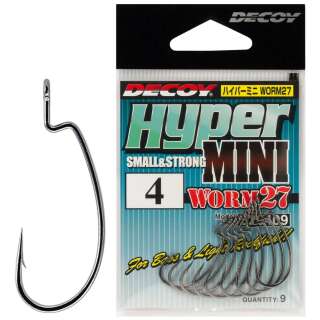 Гачок Decoy Worm27 Hyper Mini #2 (9 шт/уп)