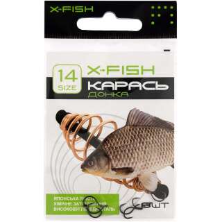 Гачок X-Fish Карась (донка) #14 (8 шт/уп)