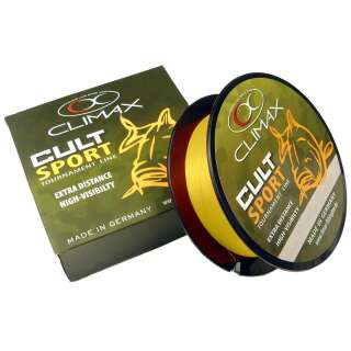 Волосінь Climax Cult Carp Sport 1000m (yellow) 0.25mm 5.8kg