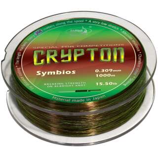 Волосінь Katran Crypton Symbios 1000m (neon/brown) 0.309mm 15.5lb/7.03kg