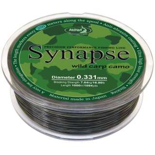 Волосінь Katran Synapse Wild Carp Camo 1000m (dark camo) 0.331mm 16.8lb