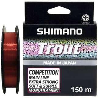 Волосінь Shimano Trout Competition Mono 150m 0.12mm 1.29kg Red