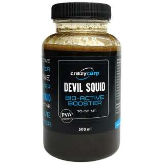 Ликвид Crazy Carp Bio Active Booster Devil Squid 500мл