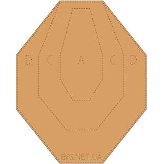 Мішень ІБІС IPSС класична mini. Картон. 306х381 мм