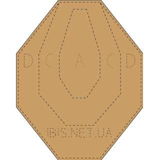 Мішень ІБІС IPSС micro. Картон. 230х185 мм