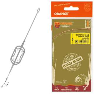Монтаж Orange #53 Roomy Flat Method Leadcore 30г (1шт/уп)