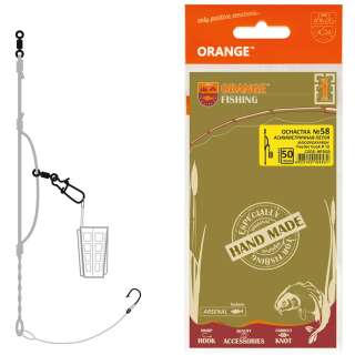 Монтаж Orange #58 Assymetric Loop Fluorocarbon 40г (1шт/уп)