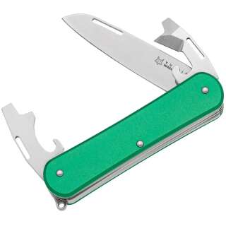 Ніж багатофункціональний Fox Vulpis Aluminium OD Green. 3 інструменти