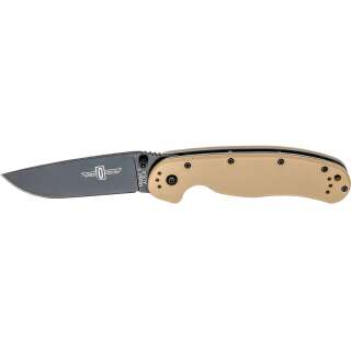 Ніж Ontario Knife RAT I AUS-8 BB Desert Tan