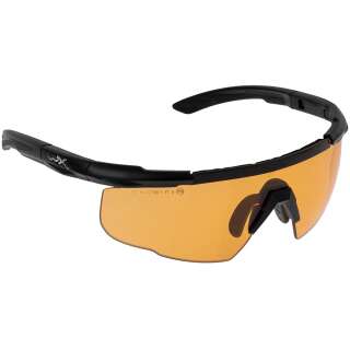 Окуляри балістичні Wiley X Saber Advanced. 2 лінзи (Grey/Rust) оправа Black