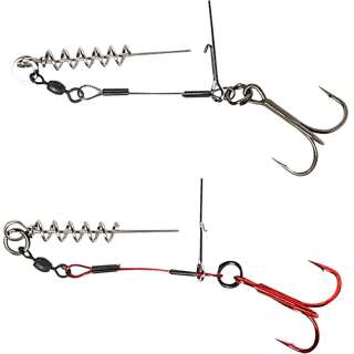 Оснащення Savage Gear Carbon49 Corkscrew Stinger #2/0 31kg (2 шт/уп.)