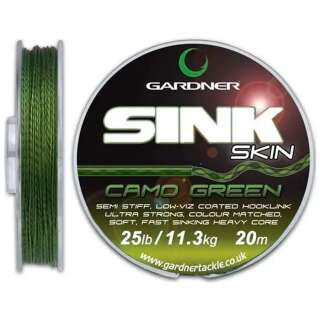 Повідковий матеріал Gardner Sink Skin 25lb (11.3kg) Green